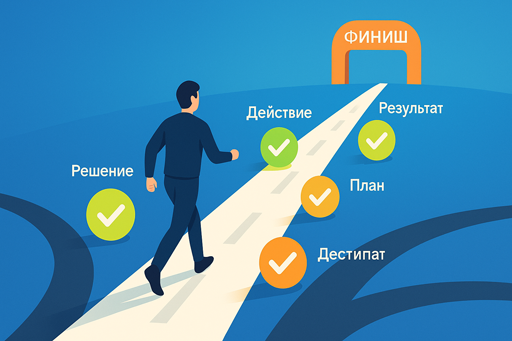 Как принимать решения и доводить начатое до конца